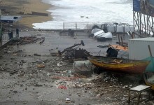Sistema frontal deja 160 embarcaciones dañadas en la zona centro norte del país