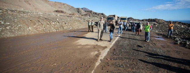 Ejército rescatará a personas aisladas en ruta que une Michilla y Tocopilla