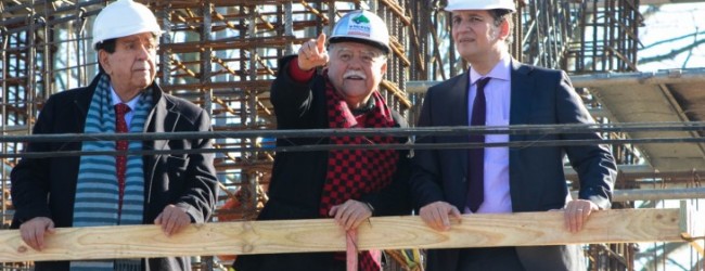 Un 44% de avance registran las obras de construcción de pasarela Los Claveles en San Pedro de la Paz