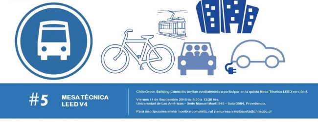 Chile GBC convoca a mesa técnica para analizar importancia de la locación y el transporte en la Certificación LEED