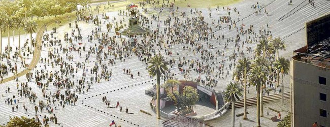 Diseño de nueva Alameda propone crear un centro cívico en Plaza Italia
