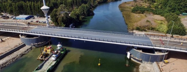 MOP descarta instalar puente mecano para reemplazar el Cau Cau en Valdivia