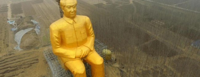 Admiradores de Mao erigen en su honor una estatua gigante en China