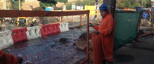 Continúan problemas de suministro de agua tras rotura de matriz en Concepción