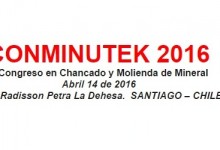 CONMINUTEK 2016, V Congreso en Chancado y Molienda de Mineral
