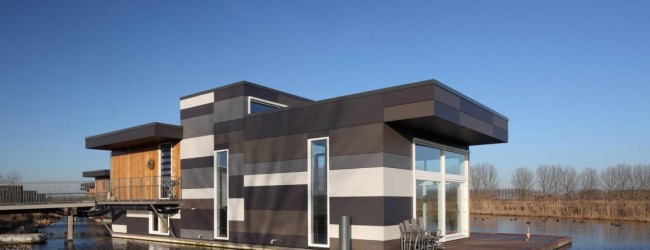 Arquitectura moderna: casas en el agua