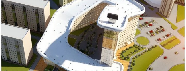 Arquitectura extrema: un edificio tendrá su propia pista de esquí en el techo