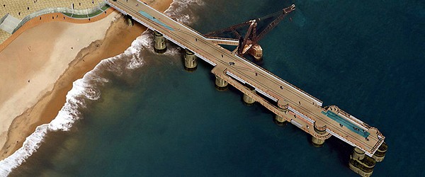 75% de avance presentan las obras de remodelación del Muelle Vergara