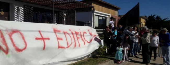 Pobladores de La Herradura rechazan la construcción de edificio en altura en su sector