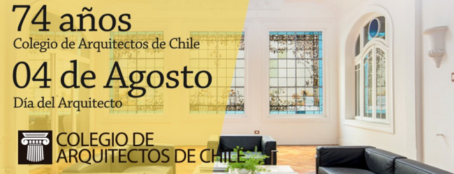 Jueves 4 de agosto: celebración Día del Arquitecto y entrega Premios CA 2016