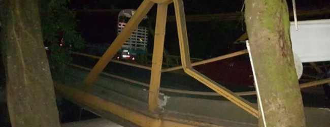 El próximo jueves llegarán los materiales para la construcción del puente Charte