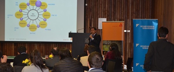 Encuentro en el Centro Innovación UC, del que la compañía suiza es socia: Sika Chile y Echeverría Izquierdo compartieron experiencias en Workshop sobre Muros Cortina
