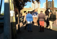 Vecinos protestan por ruidos molestos en construcción de edificio en Concepción