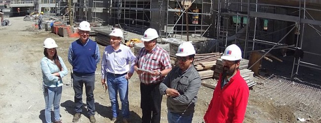 Un 35% de avance muestra reposición del Liceo C-14 de Lonquimay