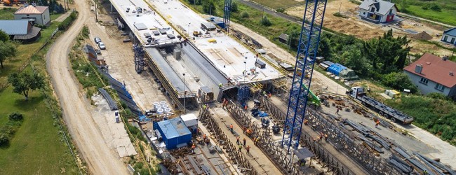 Tecnología de encofrado Ulma para dos puentes empujados en Polonia