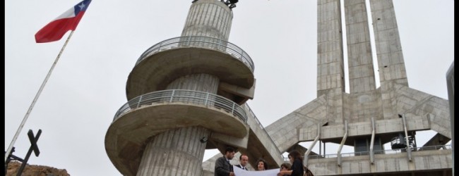 El municipio de Coquimbo y la fundación del monumento: ​Proyectan la construcción de parque urbano y viacrucis en Cruz del Tercer Milenio