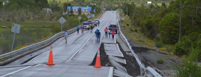 MOP estima que rehabilitar Ruta 5 entre Quellón y Castro tomará entre 48 horas y una semana