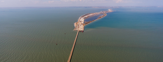 La Obra del Siglo: los avances de la construcción del puente de Crimea en 2016