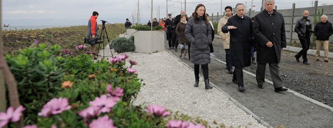 Habilitan dos mil metros cuadrados de paseo peatonal en Isla Rocuant de Talcahuano