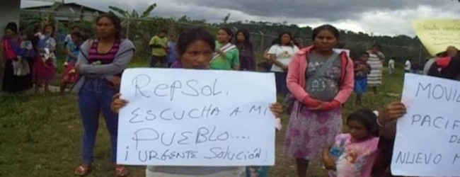 Indígenas paralizan la construcción de planta de Repsol en Amazonía peruana