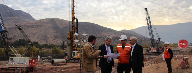 Un avance cercano al 40% presenta construcción de carretera 60 CH entre San Felipe y Panquehue