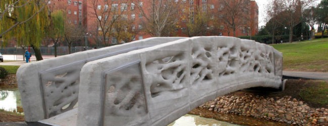 UPC participa en construcción del primer puente peatonal impreso en Madrid