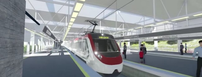 Supervisan con tecnología de última generación obra de tren interurbano a Toluca