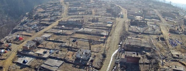 Santa Olga: Autoridades prometen 100 viviendas de emergencia en construcción para septiembre
