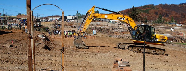 Minvu inició construcción de primeras viviendas definitivas en Santa Olga