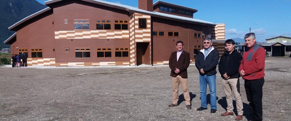 Consejeros Regionales visitan obras en construcción en la comuna de Aysén