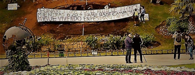 Viña del Mar: Pobladores protestaron ante millonarios gastos en reloj de flores