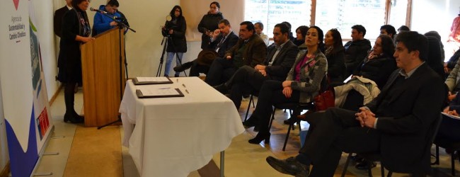 En Coyhaique: Firman Acuerdo que impulsa recambio de calefactores en sector comercial