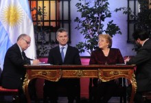 Bachelet y Macri firman acuerdo para la construcción del Túnel Paso Agua Negra