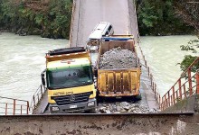 MOP: en abril se revisó puente que colapsó en Aysén