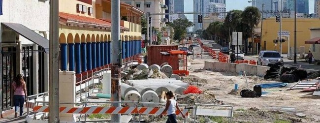 Construcción pone a negocios de La Pequeña Habana al borde de la ruina. Pronto podría llegar ayuda