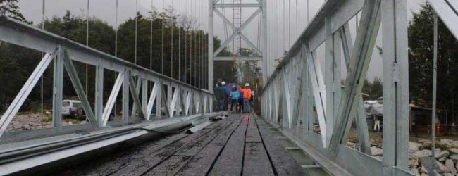 Se instalarán 15 puentes mecano en región de Aysén: Inversión bordea los $1.500 millones