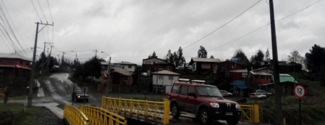Habitantes de Fundo El Carmen podrían perder puente que los conecta con Temuco
