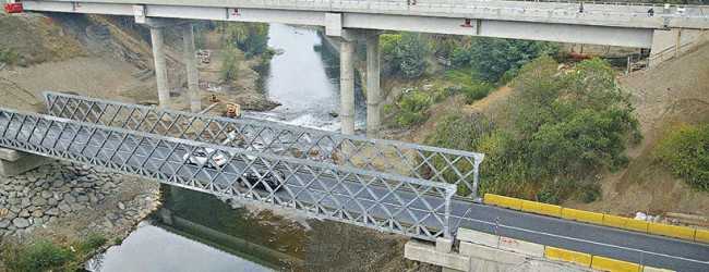 Estudio identifica 26 puentes “críticos” en gran parte de la Ruta 5