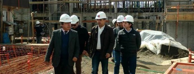 Construcción de la nueva municipalidad de Mariquina presenta un 27% de avance en sus obras