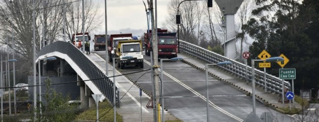 Constructora sancionada por puente Cau Cau se adjudica nuevo contrato de inspección