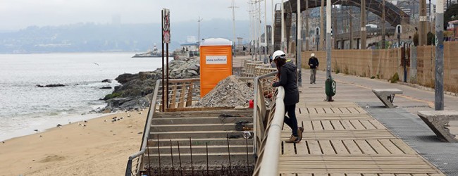 En febrero estarían listas las obras de restauración del paseo Wheelwright de Valparaíso
