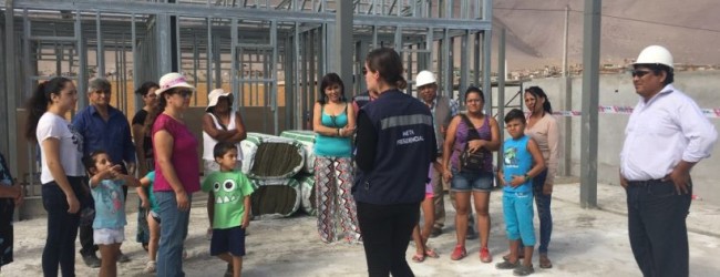 Un 57% de avance registra construcción de jardín infantil en Quebrada de Acha en Arica
