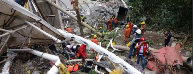 COLOMBIA: 10 muertos en colapso de puente en construcción