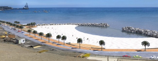 Con millonaria inversión iniciarán la construcción de la Playa Artificial y Caleta de Pescadores La Chimba