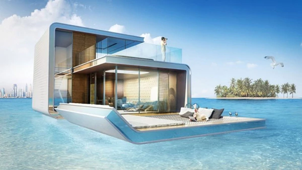 Nueva tendencia arquitectónica en Dubai: la construcción de villas flotantes