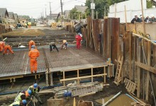 Un 44% de avance registra la primera etapa de construcción del colector Sosa en Talcahuano