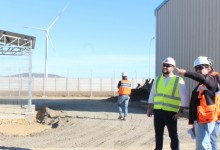 Construcción del parque eólico Punta Sierra llega al 95 por ciento