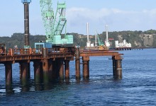 «Avanza a toda máquina»: Fiscalizan la construcción del Puente Chacao en Chiloé
