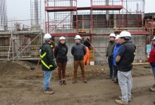 Avanza construcción de nuevos inmuebles de la Dirección de Vialidad en barrio Las Ánimas de Valdivia