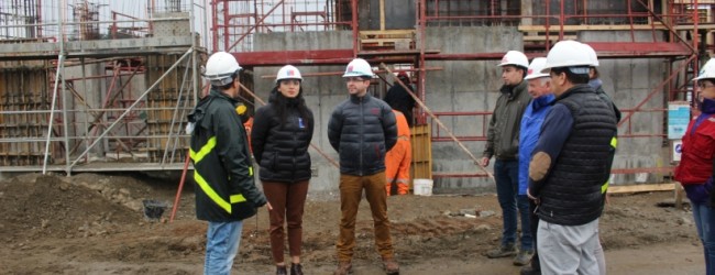 Avanza construcción de nuevos inmuebles de la Dirección de Vialidad en barrio Las Ánimas de Valdivia